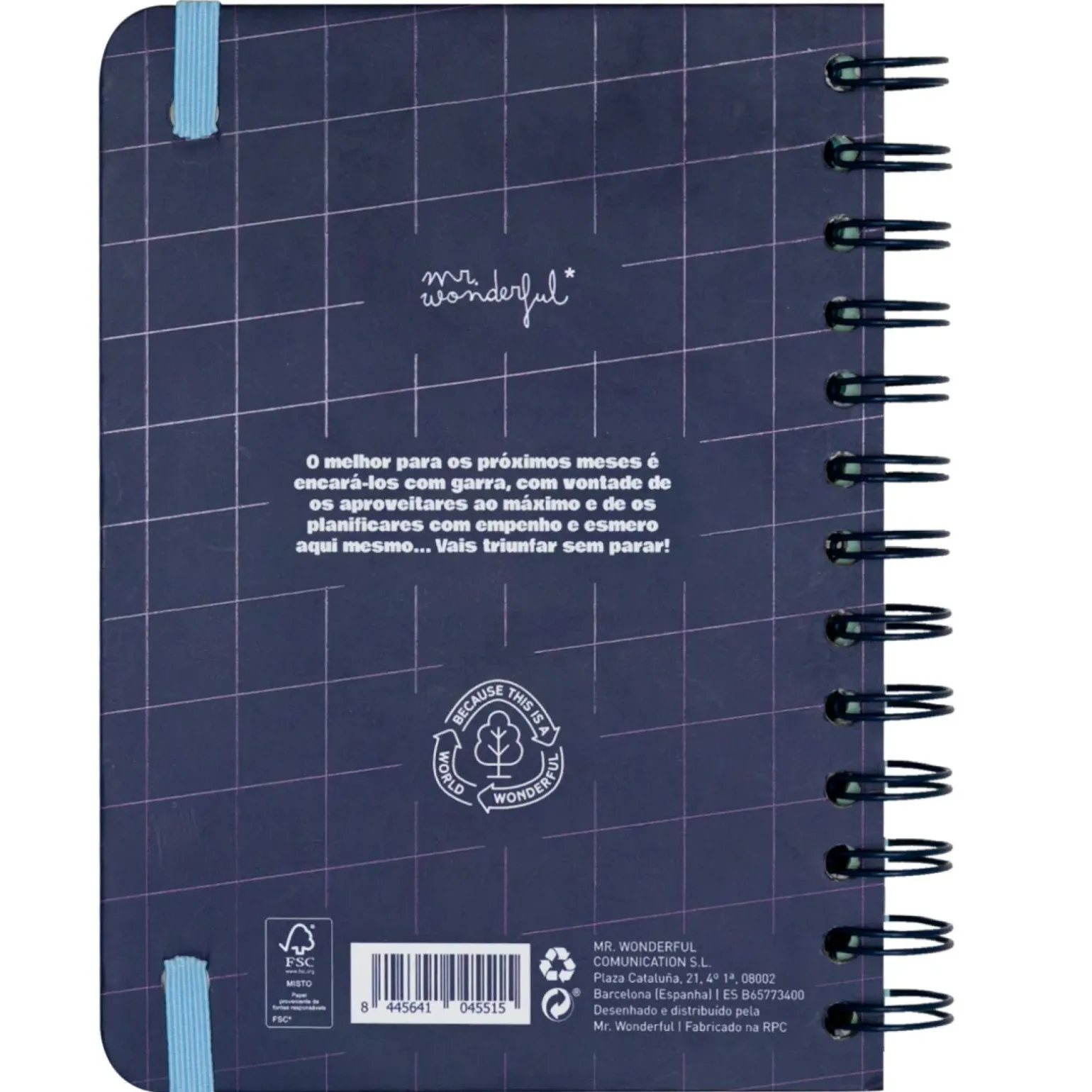 Agenda Wonder 24/25 Semanal Pequena - Planos que Prometem e Sonhos que Acontecem
