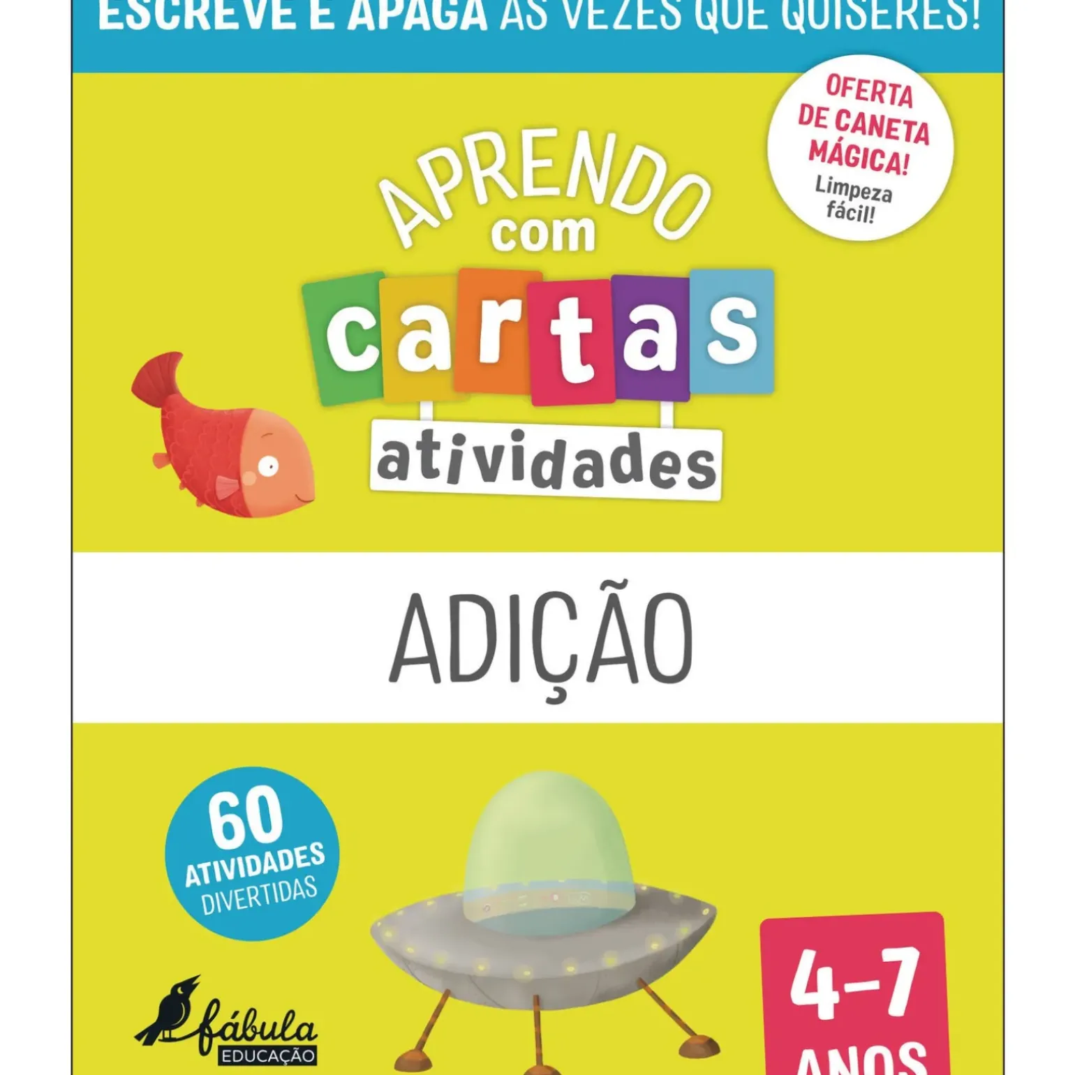 Aprendo com Cartas - Adição (4-7 Anos)