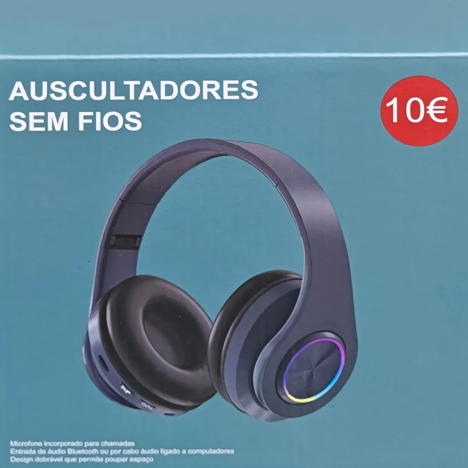 Auscultadores Sem Fios Azul Fusion