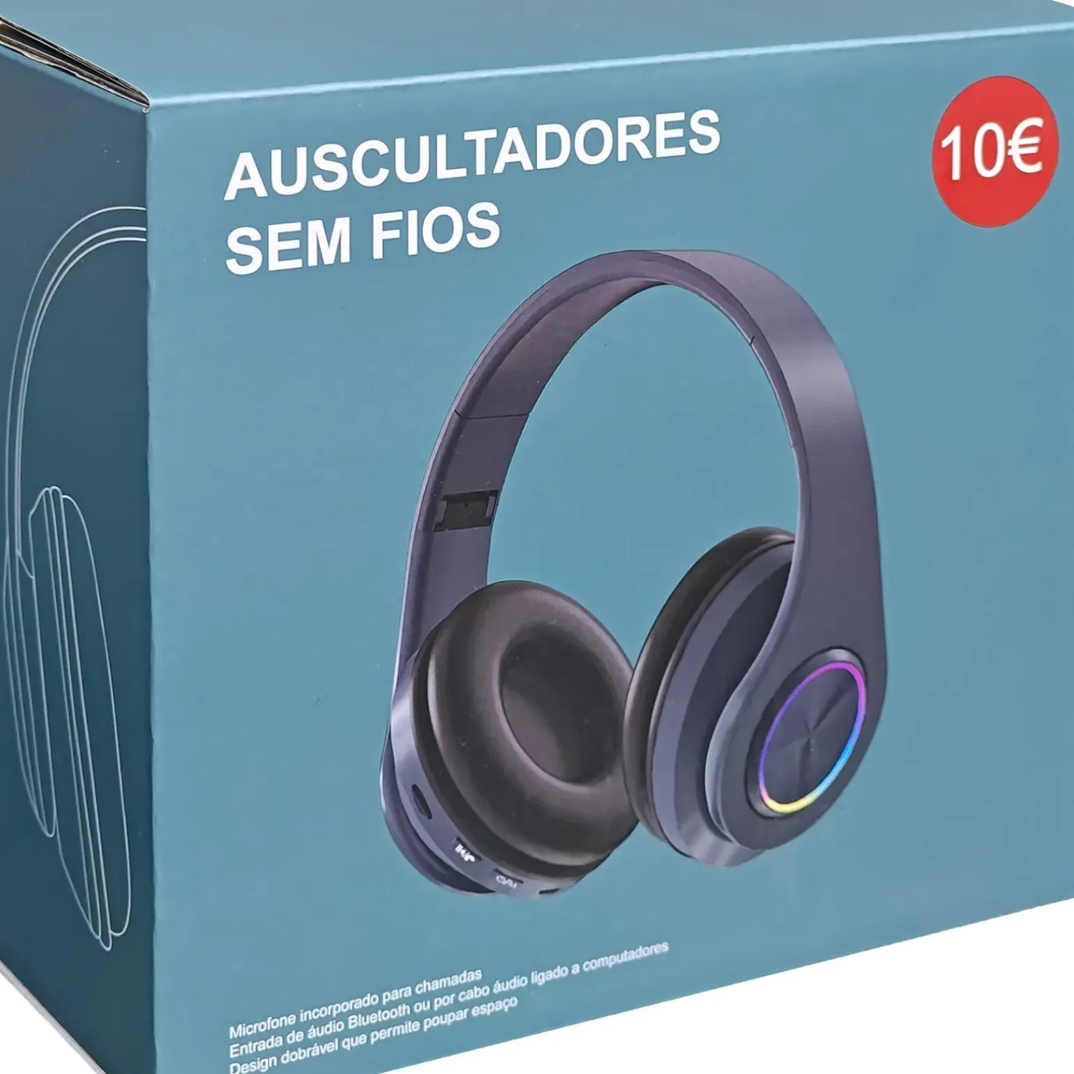Auscultadores Sem Fios Azul Fusion