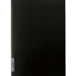 Caderno Agrafado A5 Capa Preta Plastificado Quadriculado Note!