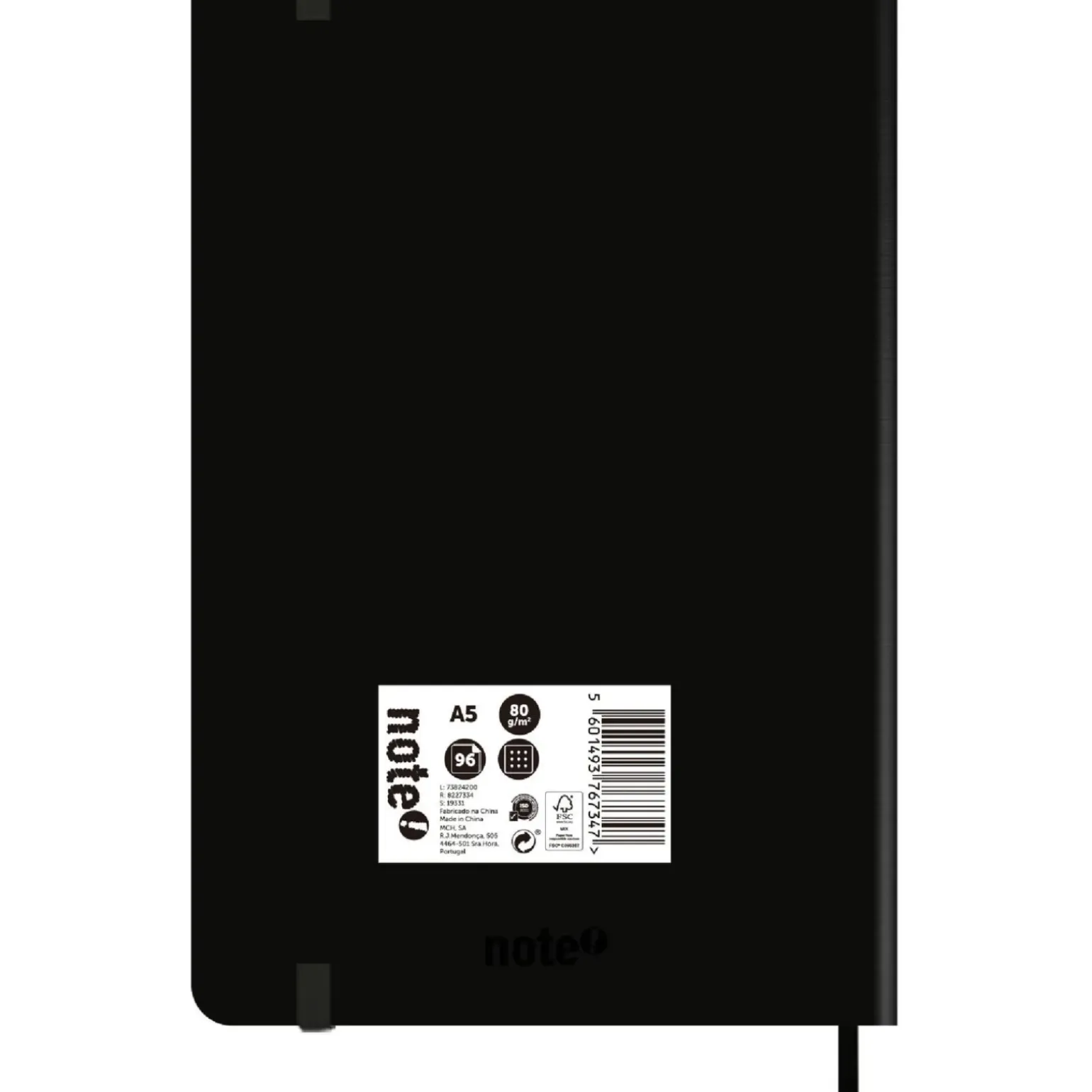 Caderno Agrafado A5 Capa Soft com Elástico Note!