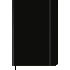Caderno Agrafado A5 Capa Soft com Elástico Liso Preto Note!
