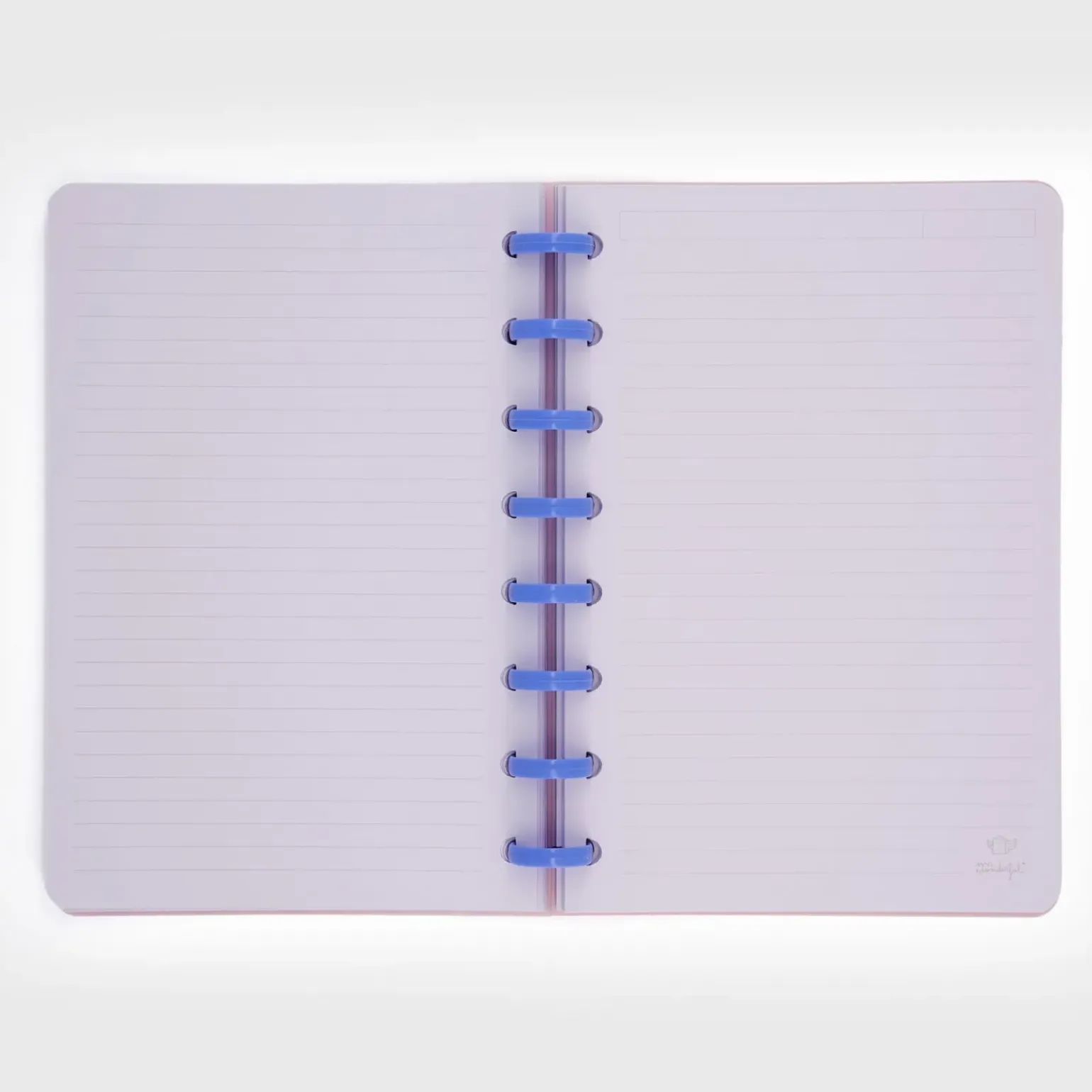 Caderno A5 - Xadrez Azul e Rosa