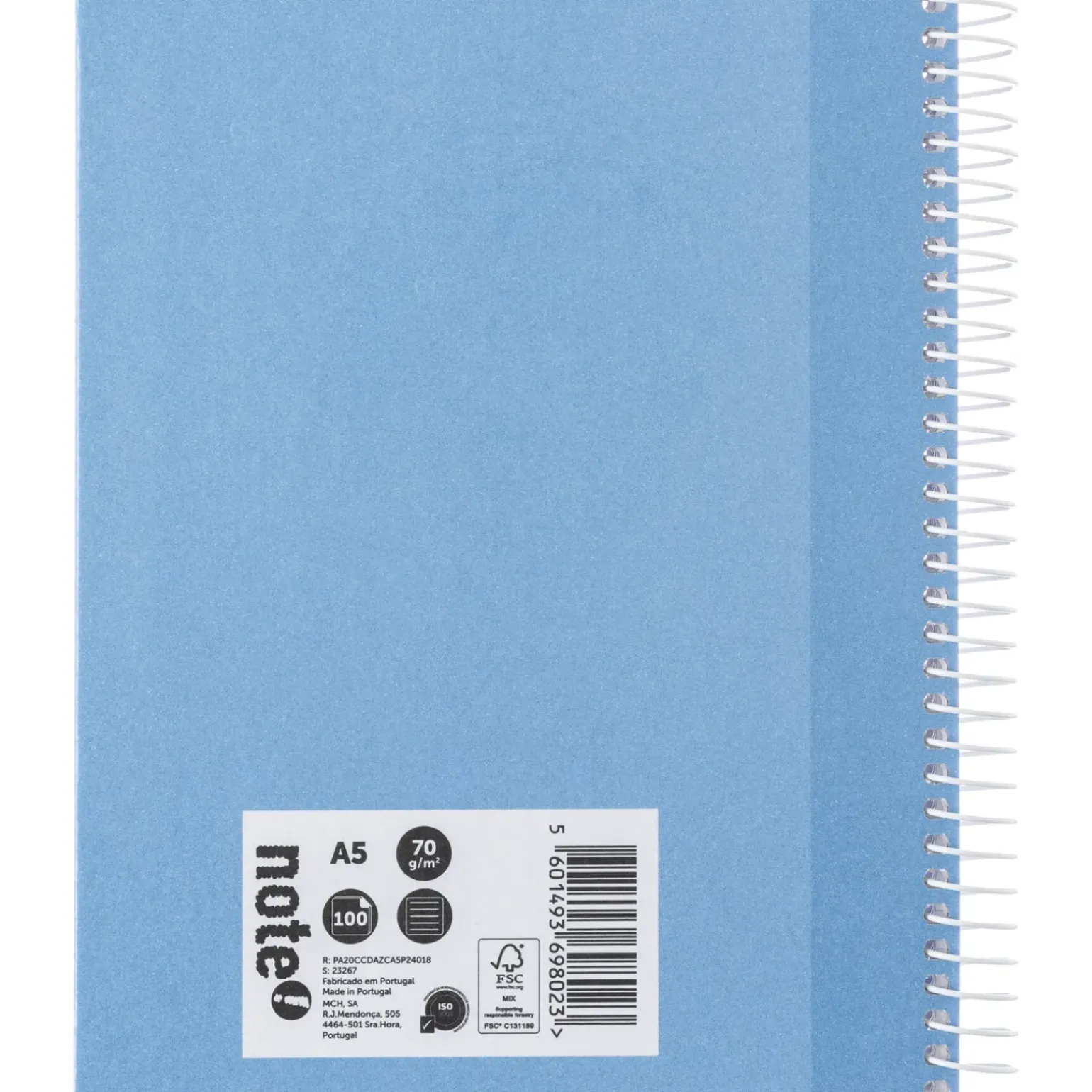 Caderno Espiral A4 Capa Dura Pautado 100 Folhas Mermaid Note!