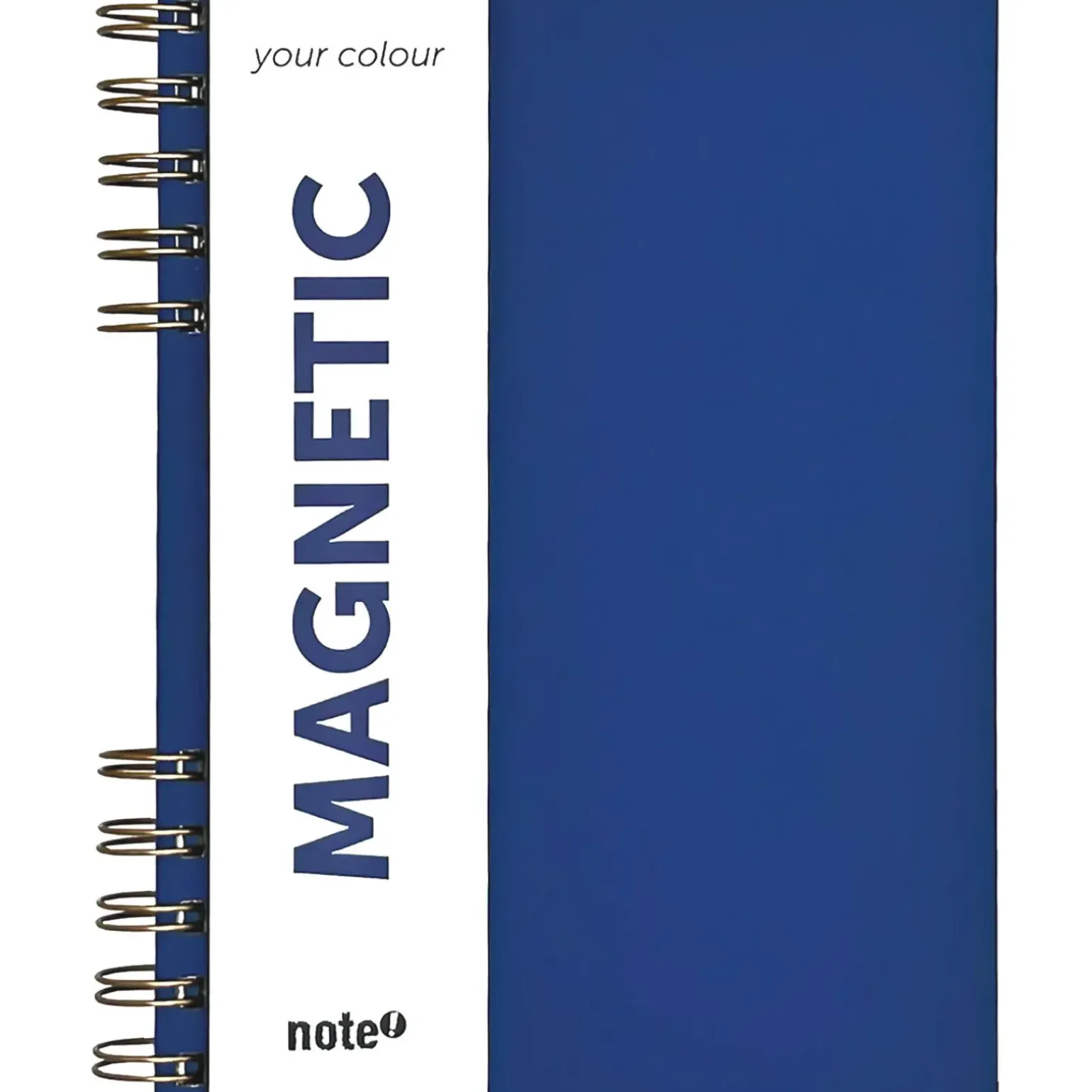 Caderno Espiral A5 Capa Dura Pautado Your Colour Azul Note!