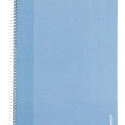 Caderno Espiral A4 Capa Dura Pautado 100 Folhas Azul Colours