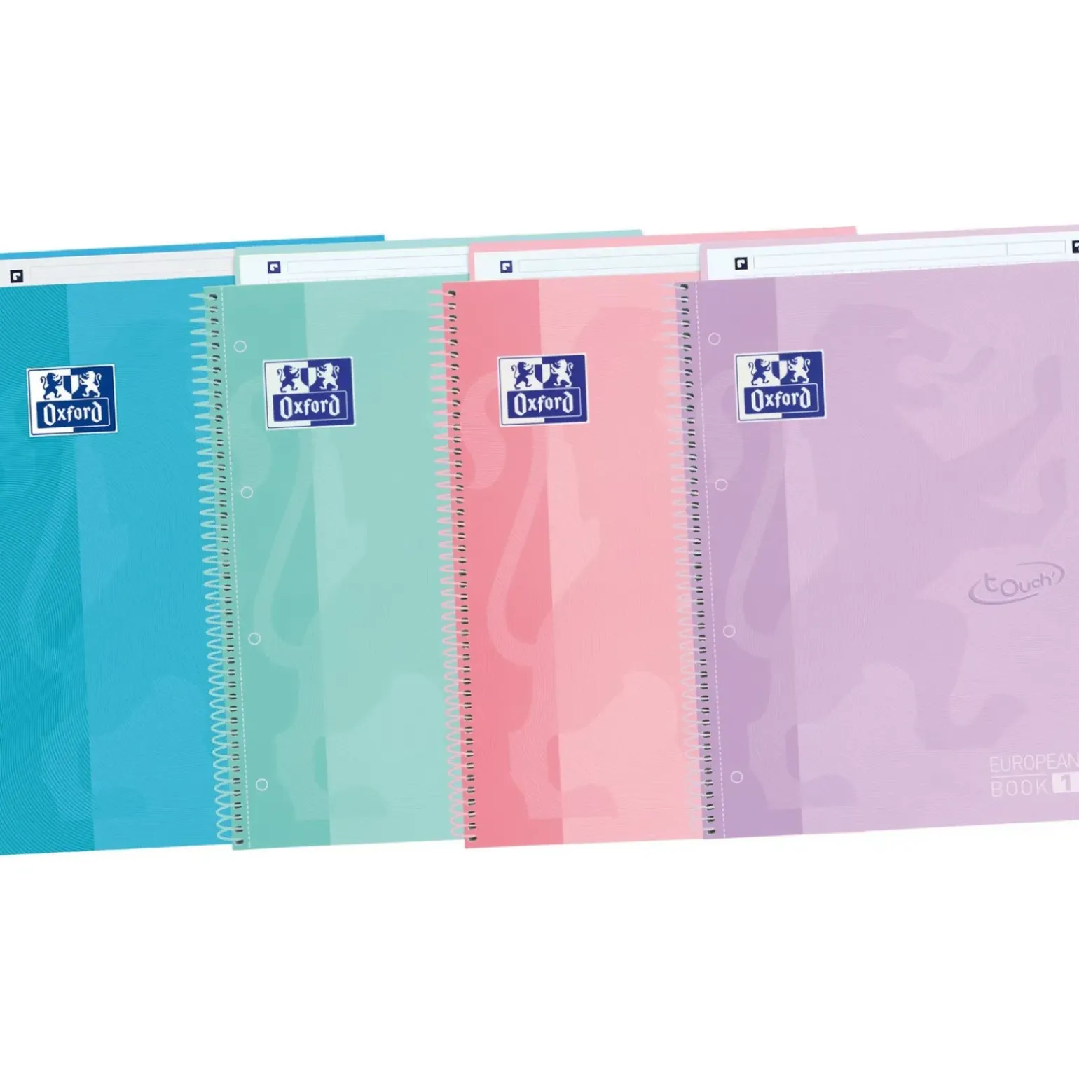 Caderno Espiral A4 Euro Cartão 80 Folhas 90Gr Pastel