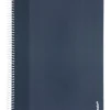 Caderno Espiral A4 Pautado Capa Dura Azul Escuro
