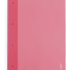 Caderno Espiral A4 Pautado Rosa