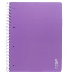 Caderno Espiral A4 Quadriculado (várias cores)