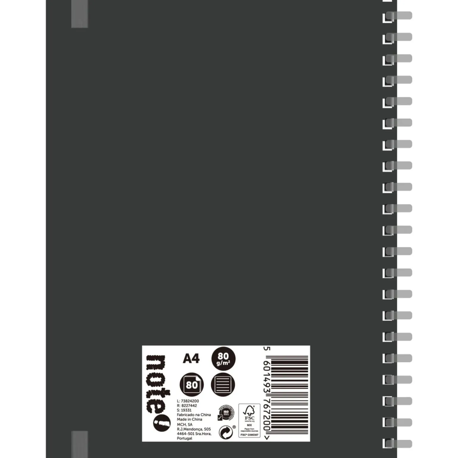 Caderno Espiral A4 Soft Universitário 80 Folhas 80G Pautado Note!