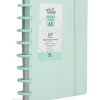 Caderno Smart A4 com Elástico 80 Folhas Pautado Degrade Azul Talia
