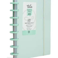 Caderno Smart A4 com Elástico 80 Folhas Pautado Degrade Azul Talia