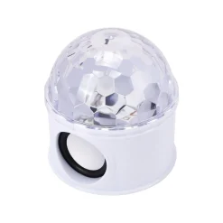 Coluna Sem Fios Bola Led Disco USB