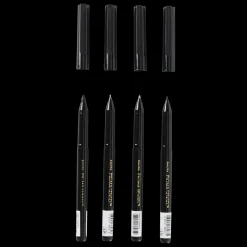 Conjunto de 4 Marcadores Pretos Pigma Sensei Manga