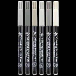 Conjunto de 6 Marcadores Sakura Koi Coloring Brush