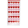 Conjunto 50 Stickers Corações Glitter