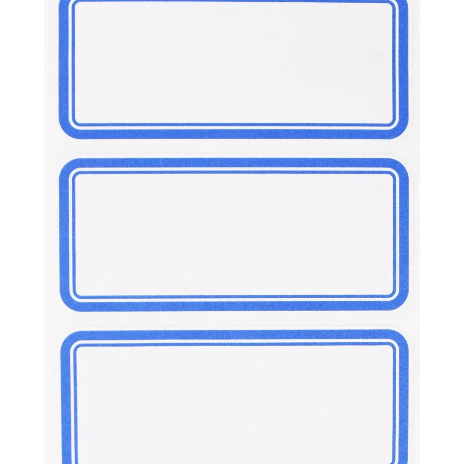 Etiquetas Adesivas 34*75mm Borda Azul 21un note!