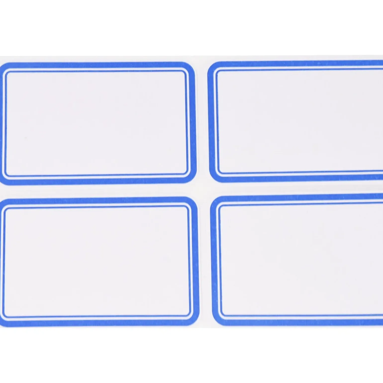 Etiquetas Adesivas 41 x 65mm Borda Azul 24 unidades Note!
