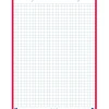Flashcards 2.0 A5 30 Folhas Quadriculado Vermelho Oxford