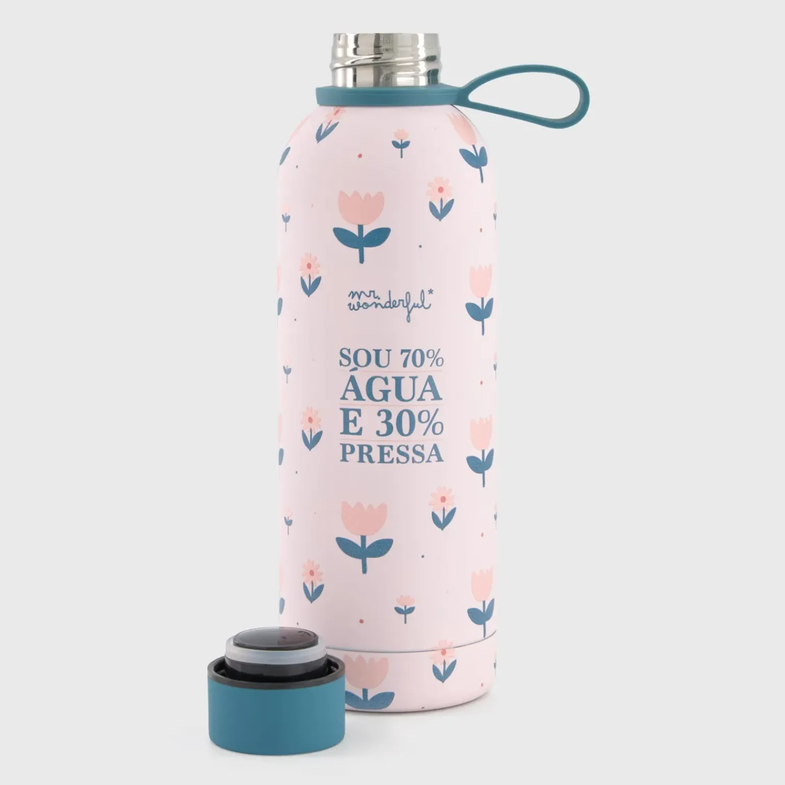 Garrafa Térmica - 70% Água E 30% Pressa