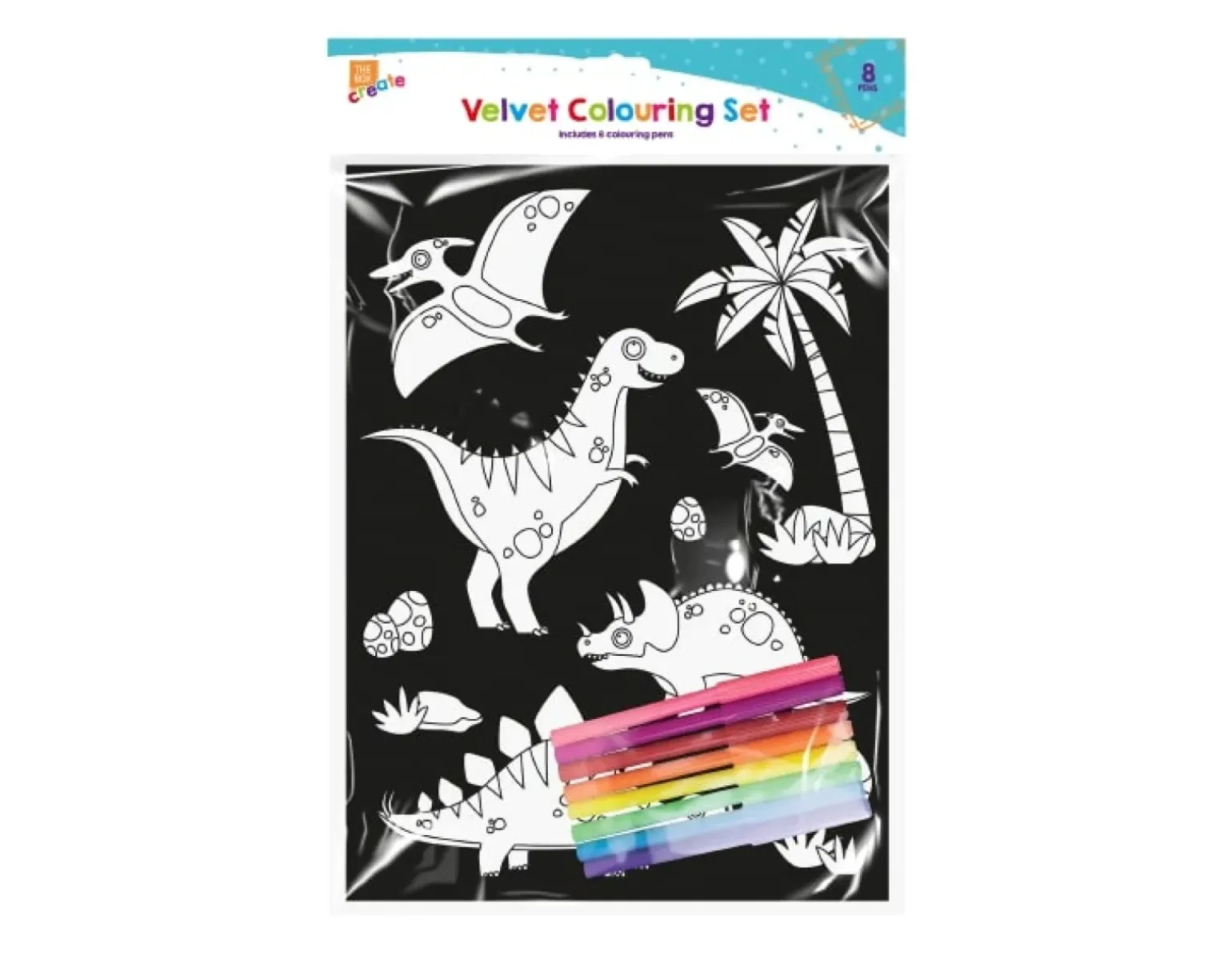Kit Colorir Velvet Com Canetas Filtro