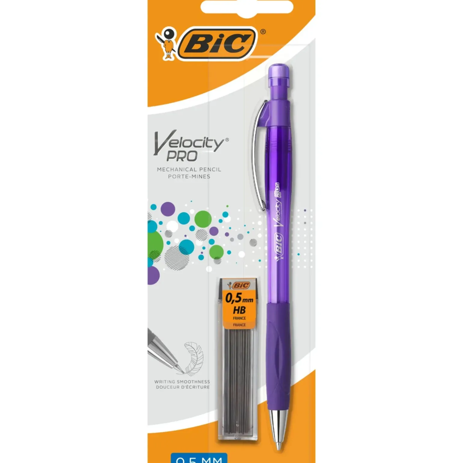 Lapiseira Velocity 0.5mm com 12 Minas Bic