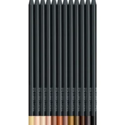 Lápis de Cor Black Edition Tons Pele 12 Unidades Faber Castell