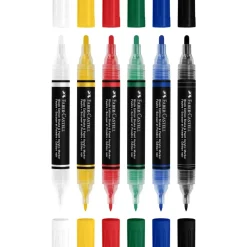 Marcadores Colorir Acrílicos Black Edition 6 Unidades