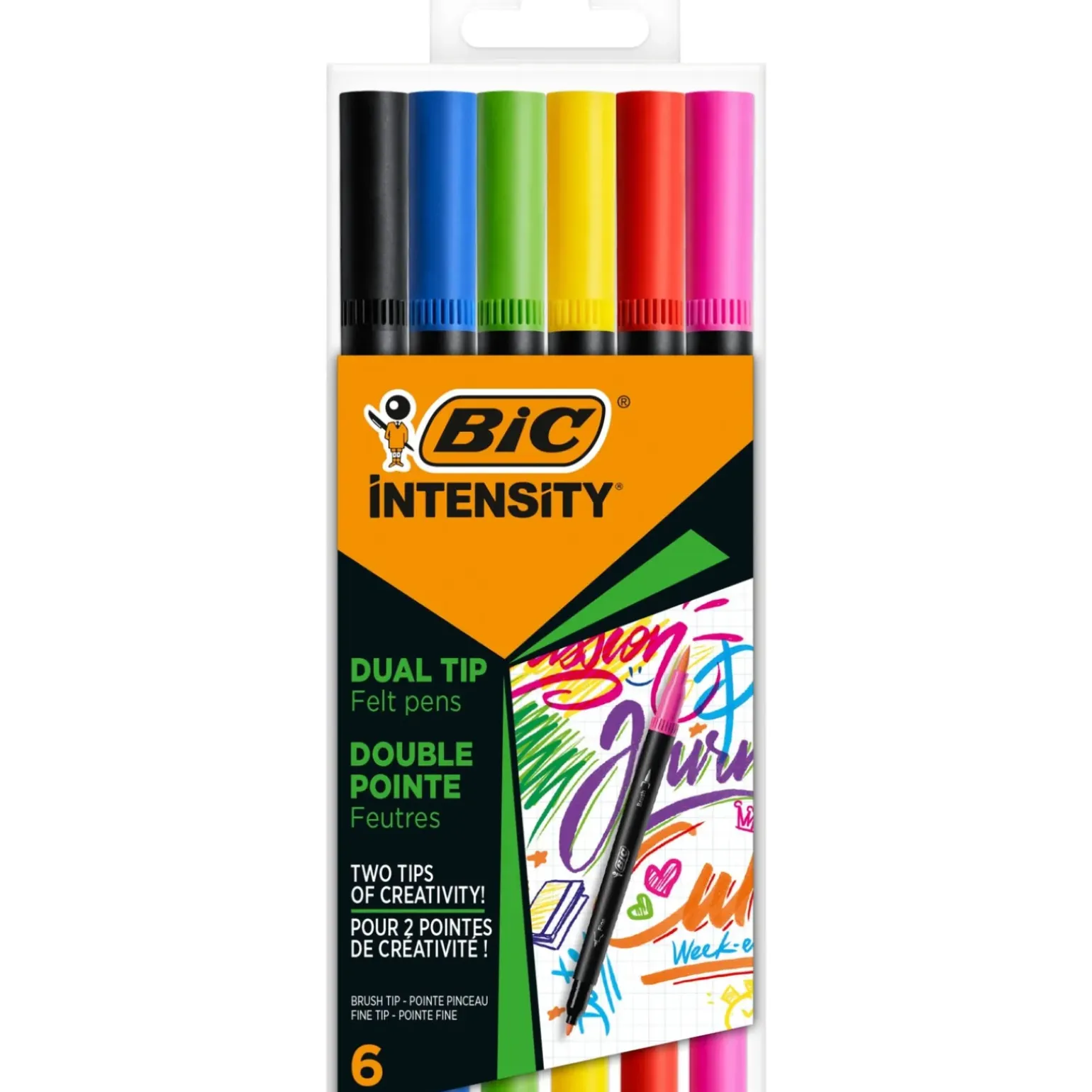 Marcadores de Colorir Intensity Duas Pontas