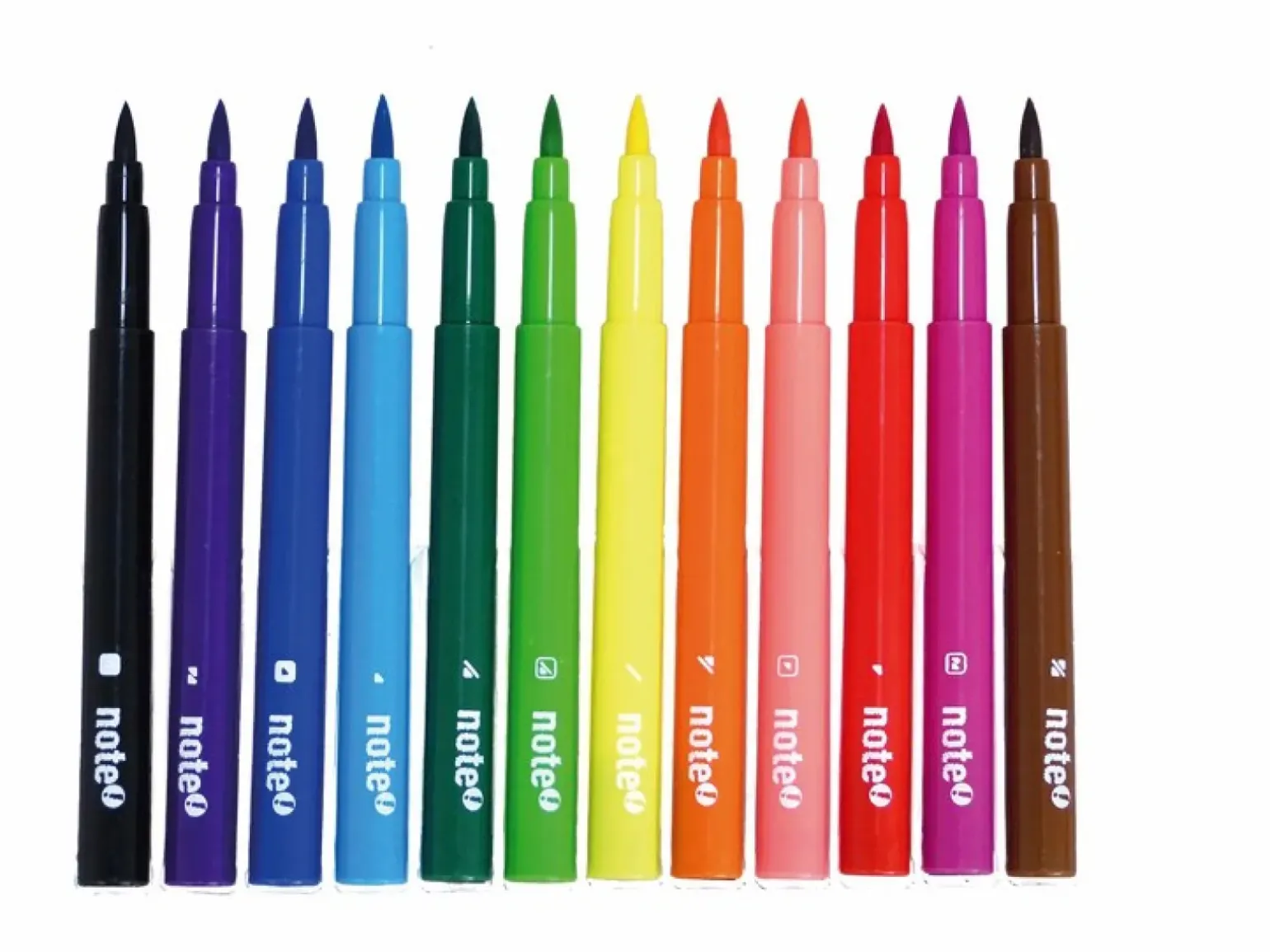 Marcadores de Colorir Laváveis 12 unidades Note!