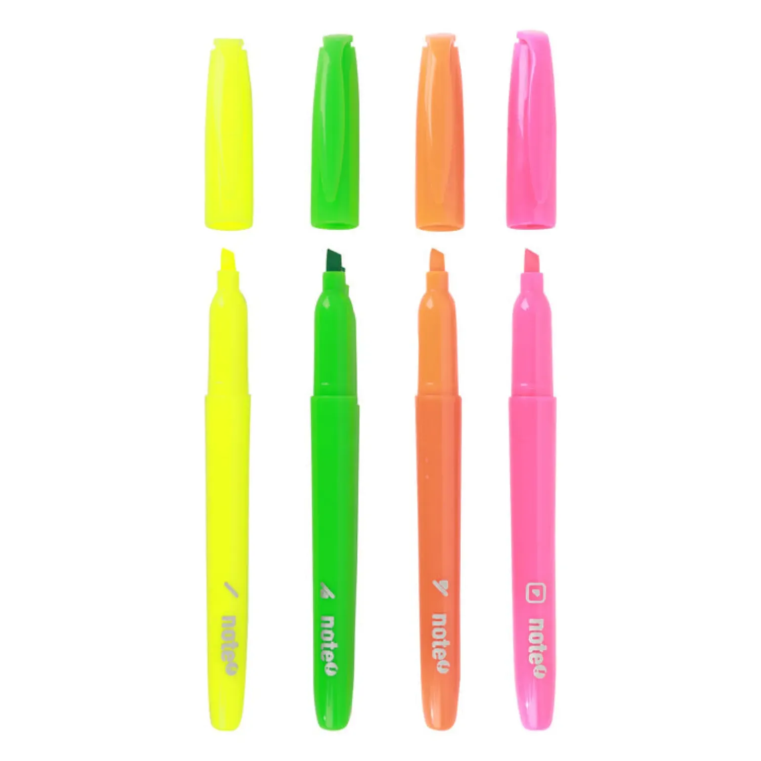 Marcadores Fluorescentes Finos 4 unidades Note!