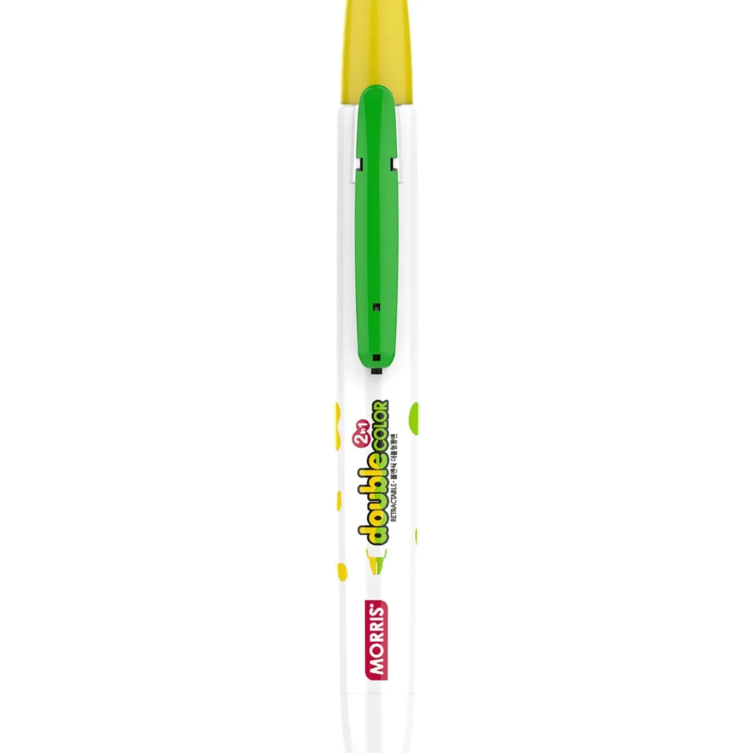 Marcador fluo JustClick MRH-106 amarelo e verde