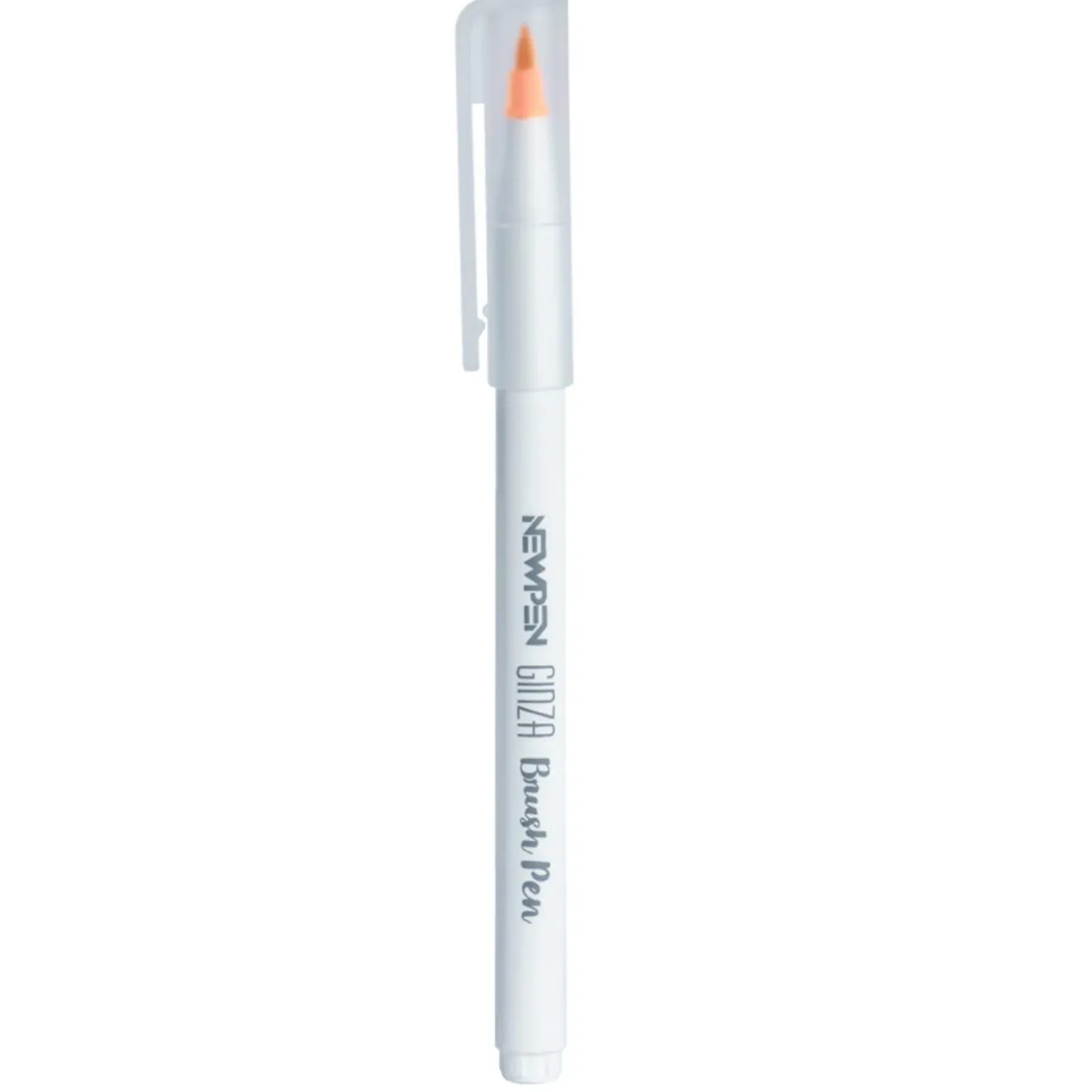 Marcador Ginza Pro Brush Pen Laranja Newpen