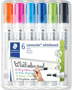 Marcador Quadro Branco Lumocolor 6 unidades Staedtler