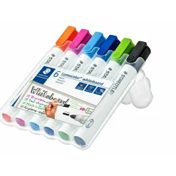 Marcador Quadro Branco Lumocolor 6 unidades Staedtler