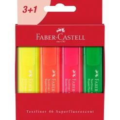 Marcador Textliner Pastel Sort 4 Unidades