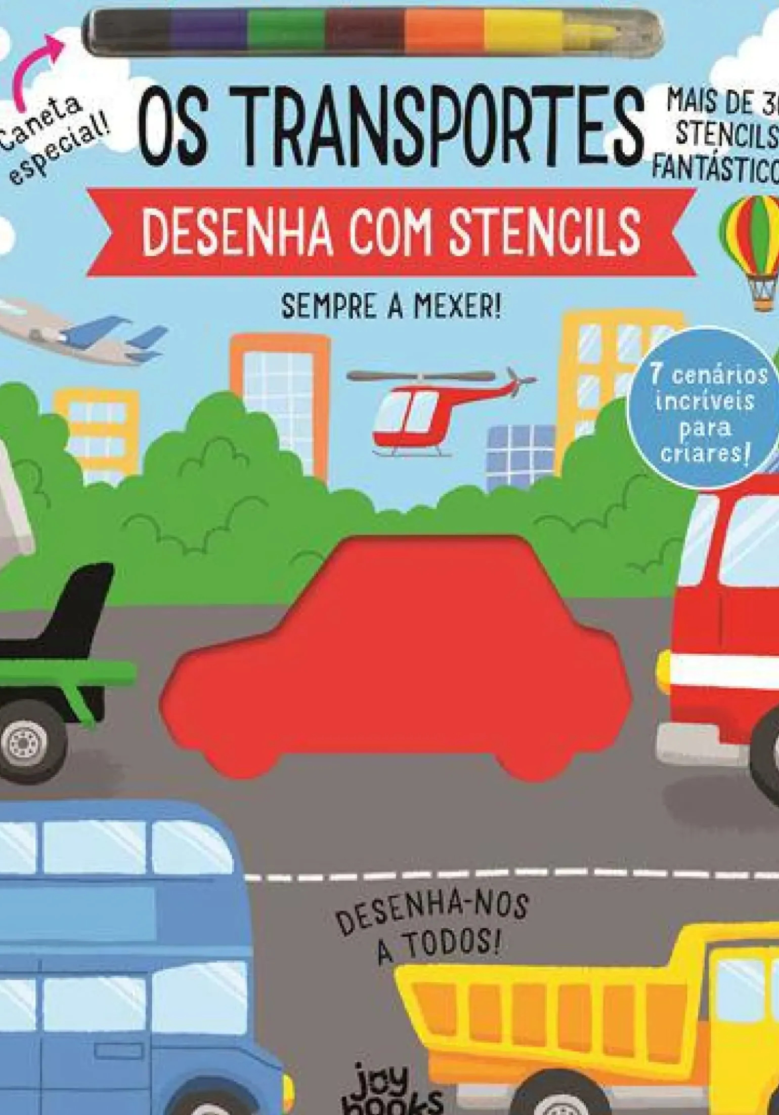 Os Transportes de Amanda Lott - Desenha com Stencils Sempre a Mexer!
