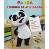 Panda - Tesouro de Atividades - Caixa com Livro para Colorir, 4 Marcadores, Mais de 20 Autocolantes e Puzzles
