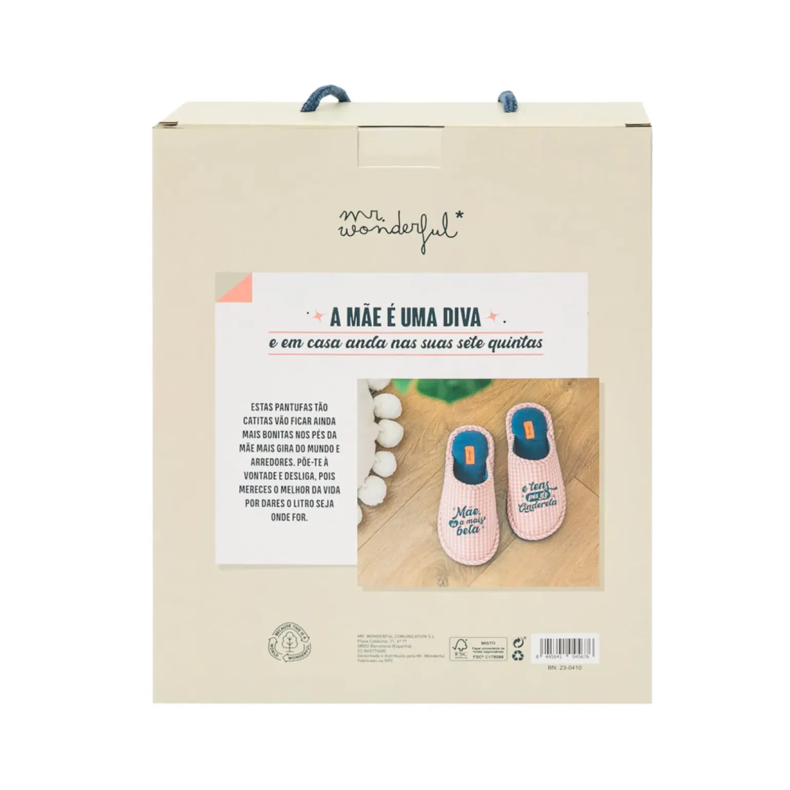 Pantufas T36-38 - Mãe, És A Mais Bela