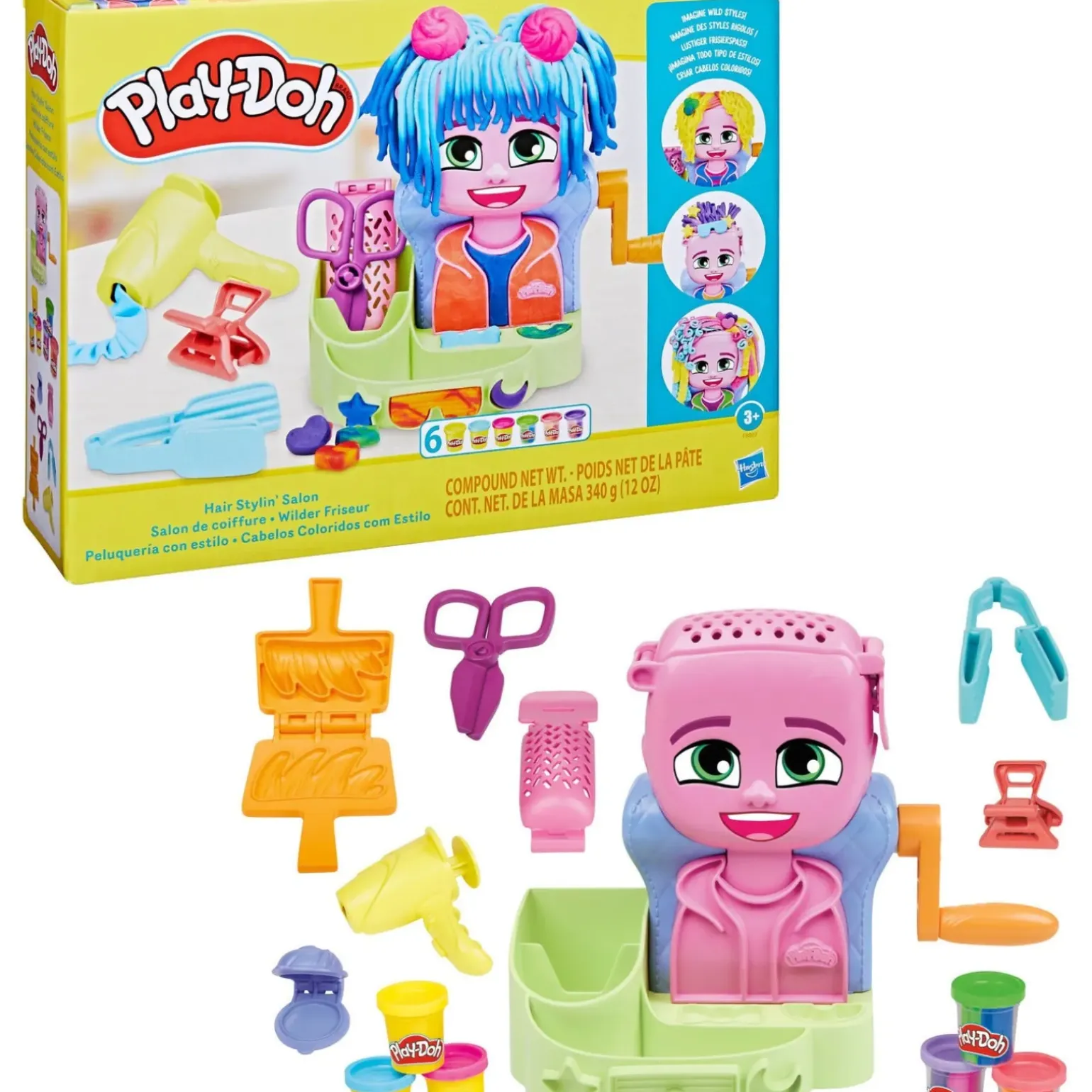 Play-Doh Cabelos Coloridos Com Estilo
