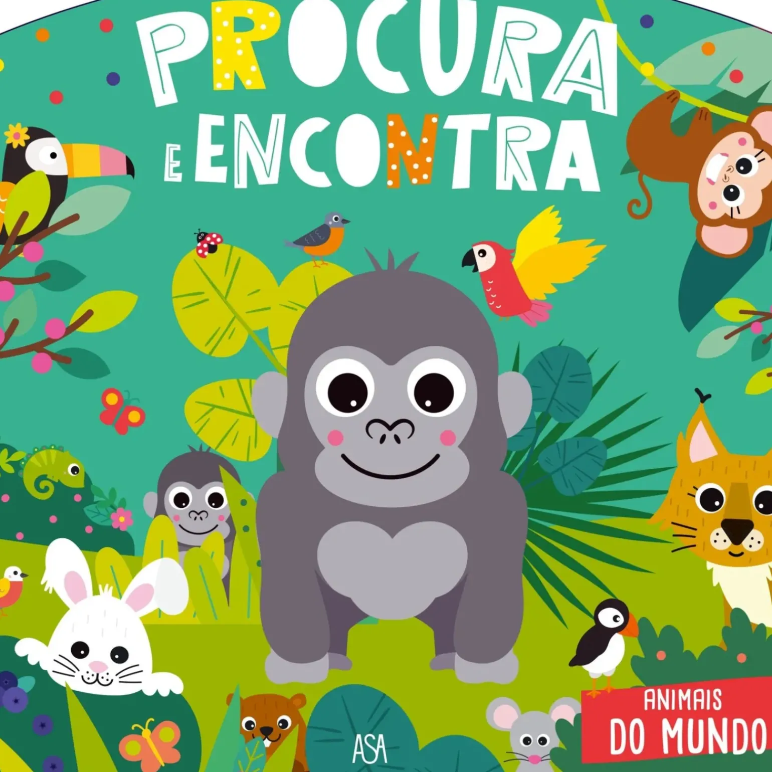 Procura e Encontra - Animais do Mundo de Hemma