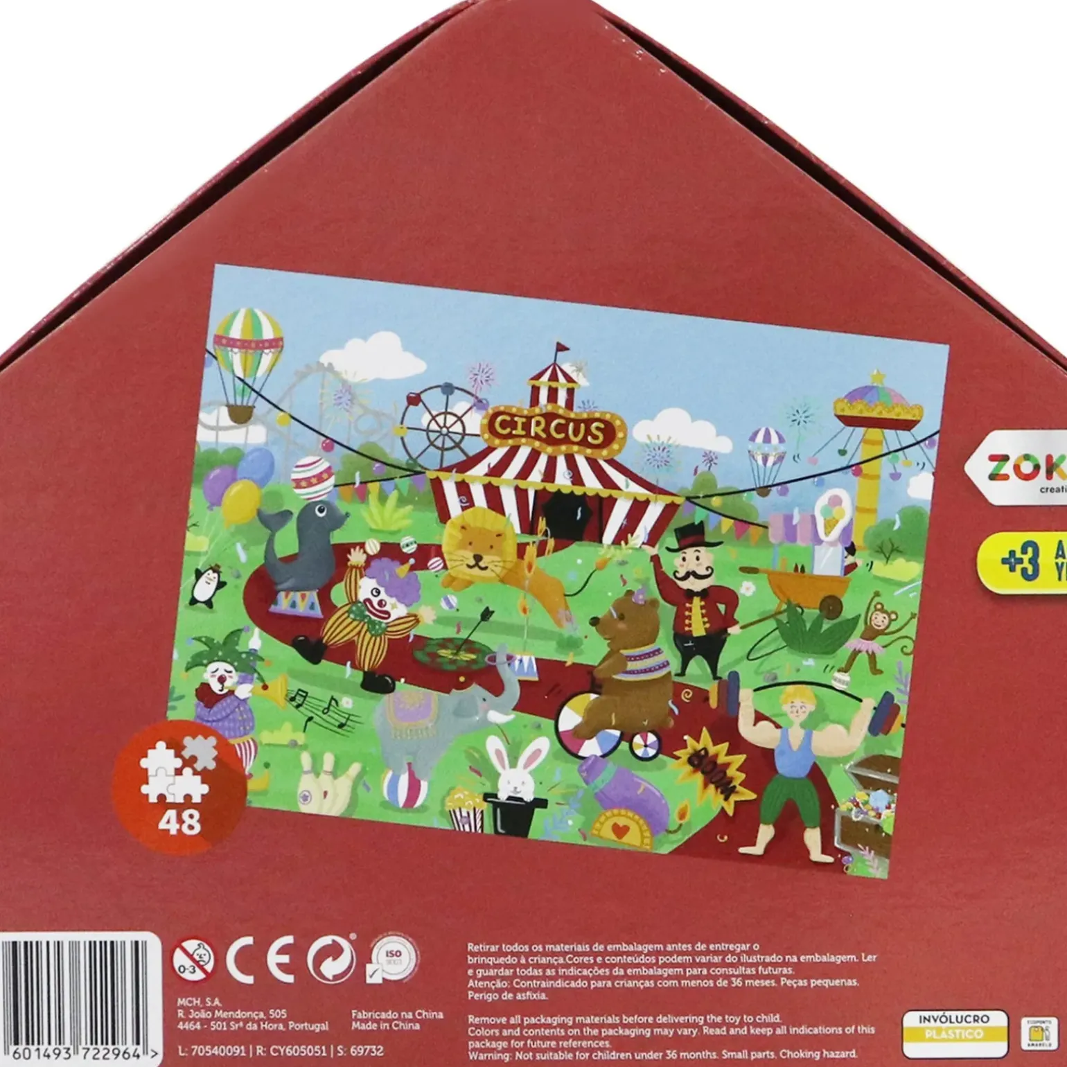 Puzzles Mundo Fadas / Circo Divertido / Viagem Espaço Sortido