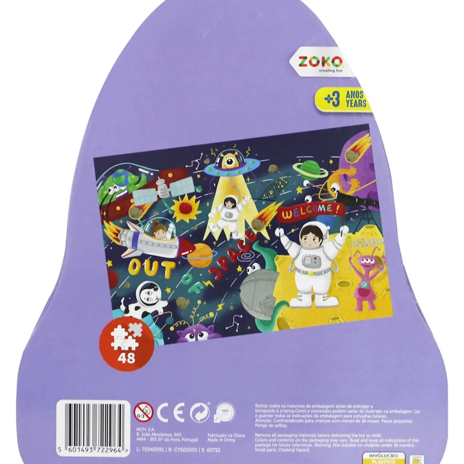 Puzzles Mundo Fadas / Circo Divertido / Viagem Espaço Sortido