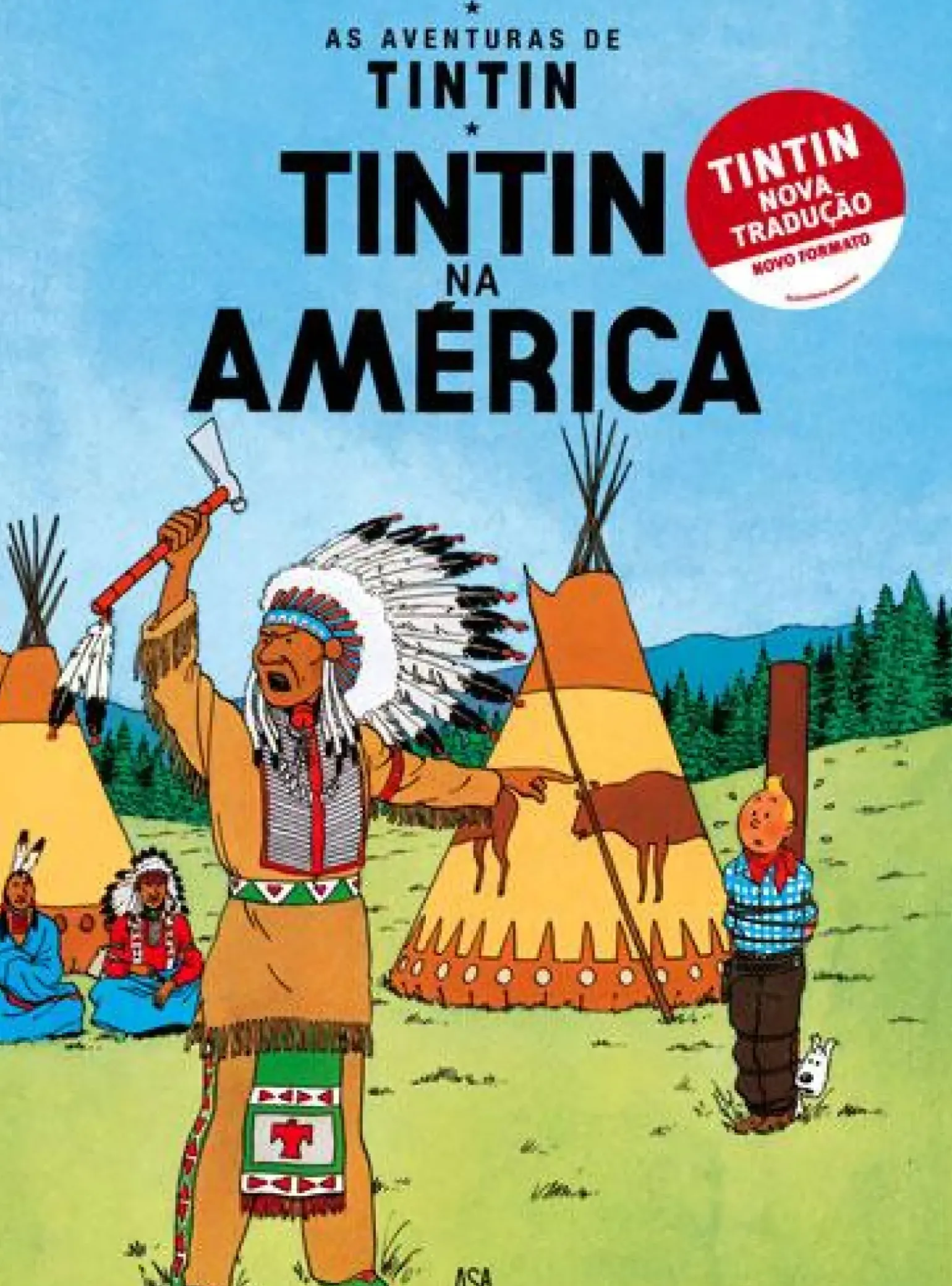 Tintin na América de Hergé