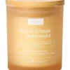 Vela Copo Laranja Tampa Madeira